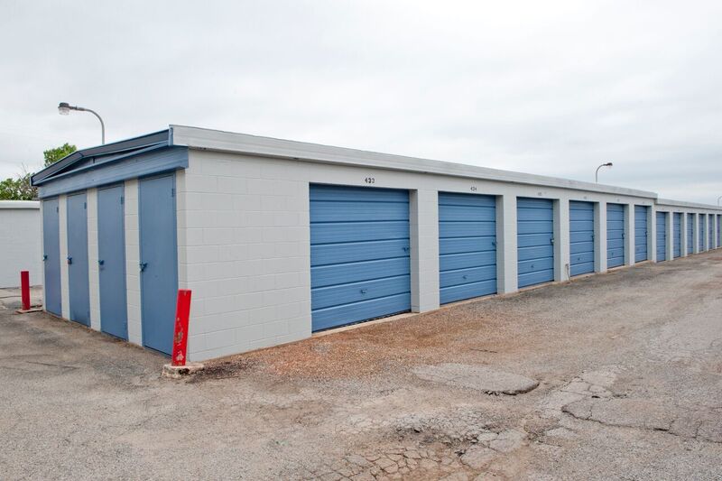 Self storage facility exterior